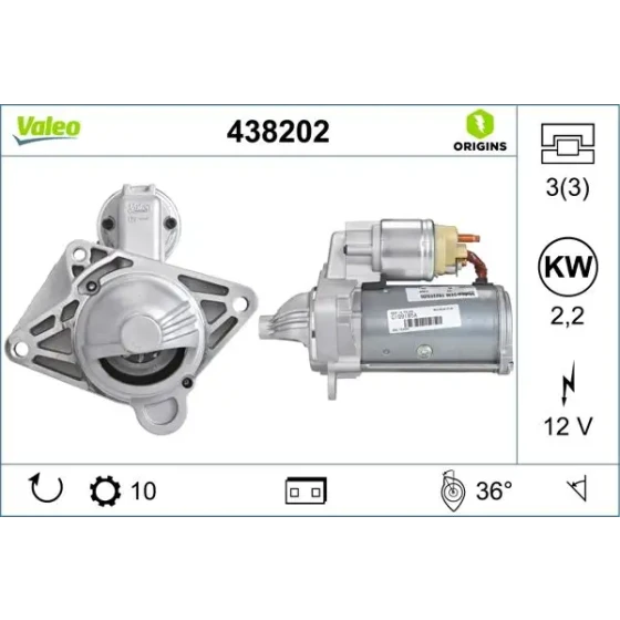 Valeo Marş Motoru – 438202 ürün görseli