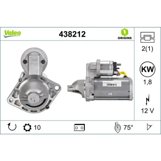 Valeo Marş Motoru – 438212 ürün görseli