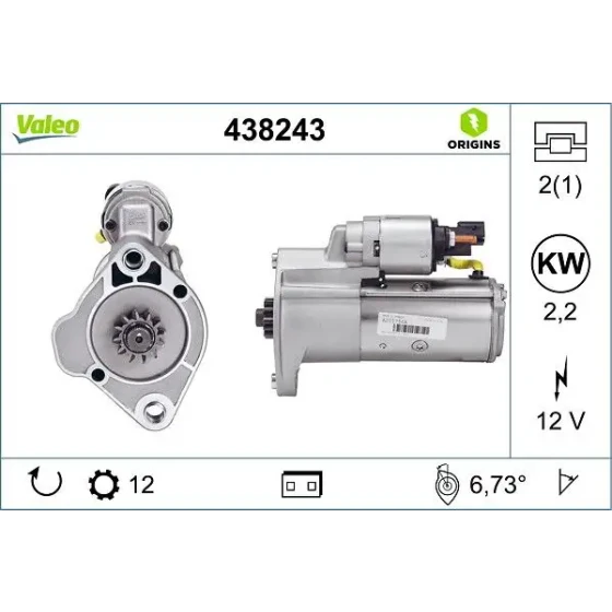 Valeo Marş Motoru – 438243 ürün görseli