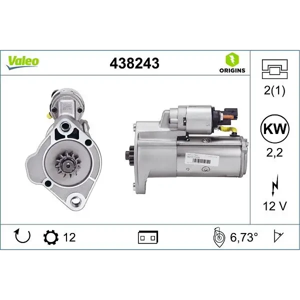 Valeo Marş Motoru – 438243