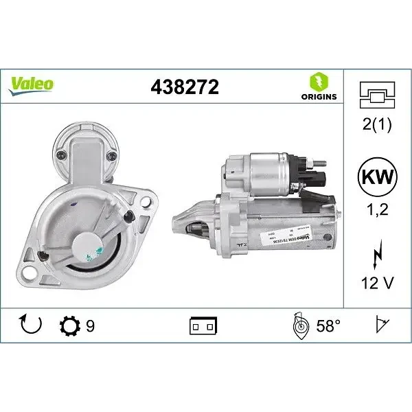 Valeo Marş Motoru – 438272
