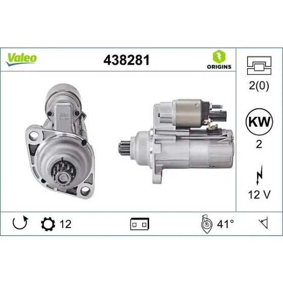 Valeo Marş Motoru – 438281 ürün görseli