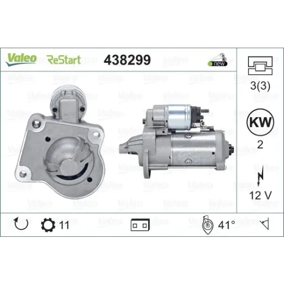 Valeo Marş Motoru – 438299 ürün görseli