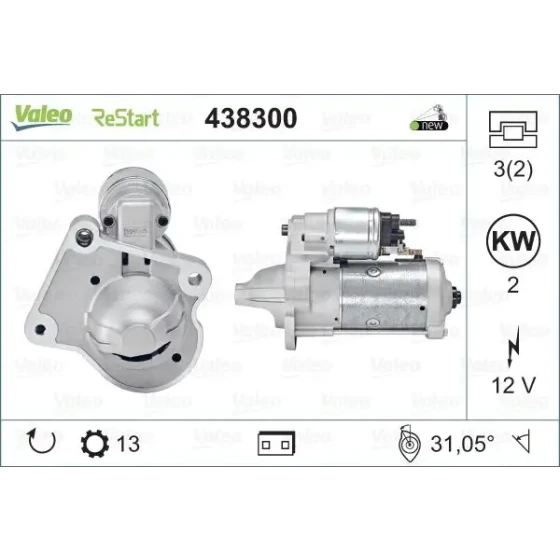 Valeo Marş Motoru – 438300 ürün görseli