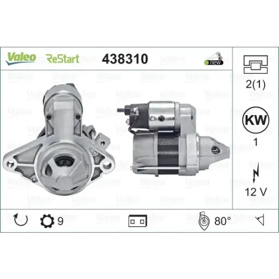 Valeo Marş Motoru – 438310 / OEM 281000Q170 ürün görseli