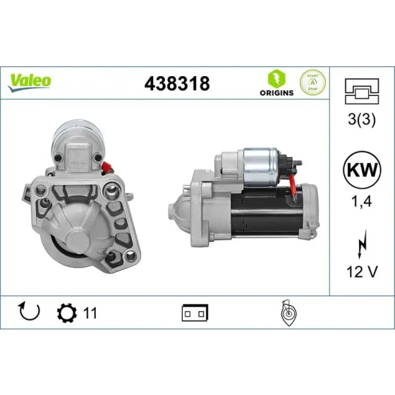 Valeo Marş Motoru – 438318 ürün görseli