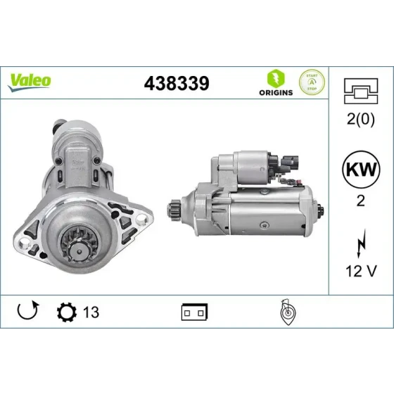 Valeo Marş Motoru – 438339 ürün görseli