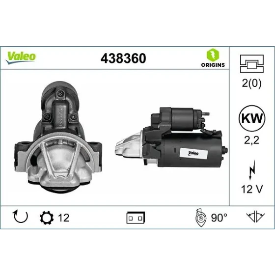Valeo Marş Motoru – 438360 ürün görseli