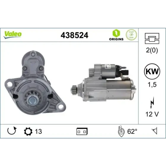 Valeo Marş Motoru – 438524 ürün görseli
