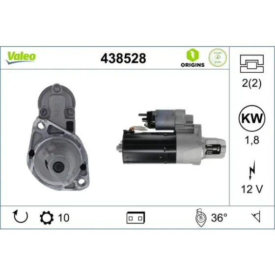 Valeo Marş Motoru – 438528 / OEM A6429061000 ürün görseli