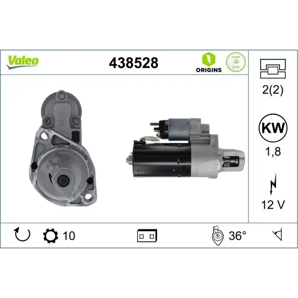 Valeo Marş Motoru – 438528 / OEM A6429061000