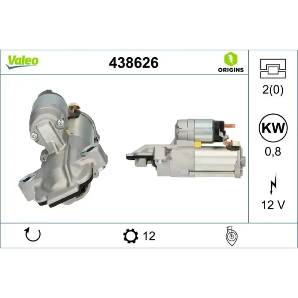 Valeo Marş Motoru – 438626 / OEM JX6T11000CA