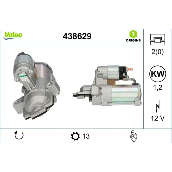 Valeo Marş Motoru – 438629 / OEM JX6T11000FA