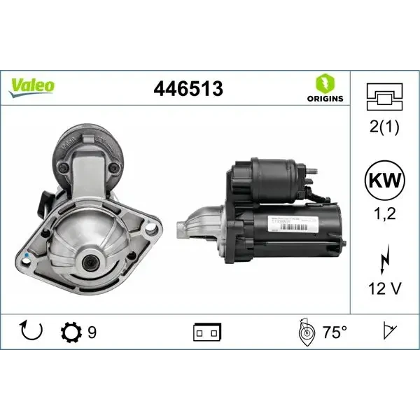 Valeo Marş Motoru – 446513 / OEM 1202224
