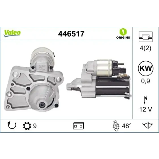 Valeo Marş Motoru – 446517 ürün görseli
