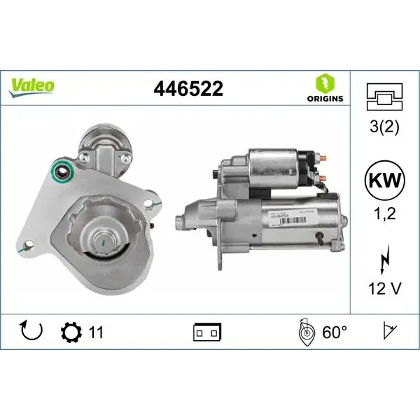 Valeo Marş Motoru – 446522