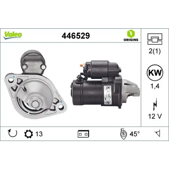 Valeo Marş Motoru – 446529 ürün görseli