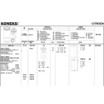Koneks Motor Segmanı (STD) – 629150 / OEM 800046040000