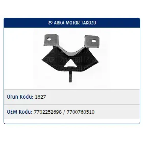 Master Motor Takozu (Arka) – M1627 / OEM 7700760510 ürün görseli