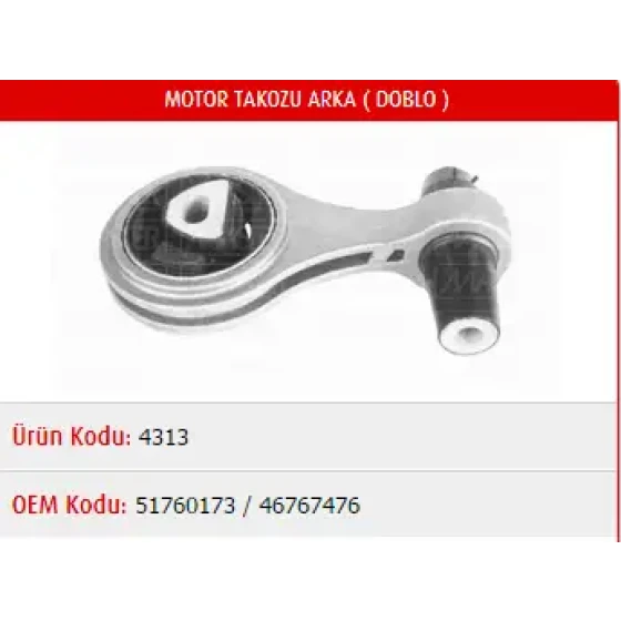 Master Motor Takozu (Arka) – M4313 / OEM 51760173 ürün görseli