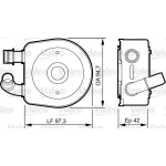 Valeo Motor Yağ Soğutucu – 818888 / OEM 227556