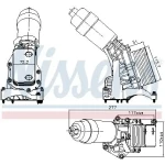 Nissens Motor Yağ Soğutucu – 91395 / OEM 15670WAA01
