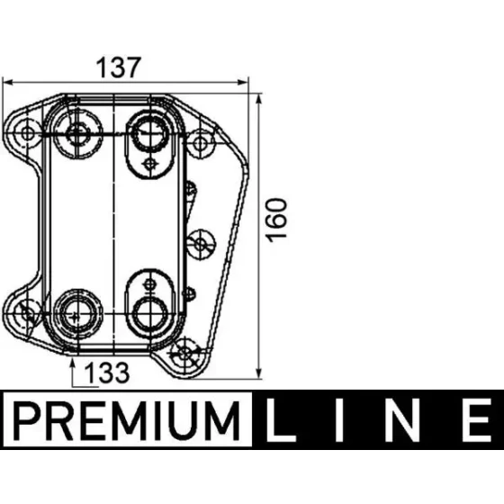 Mahle Motor Yağ Soğutucu – CLC104000P / OEM A6131880101 ürün görseli