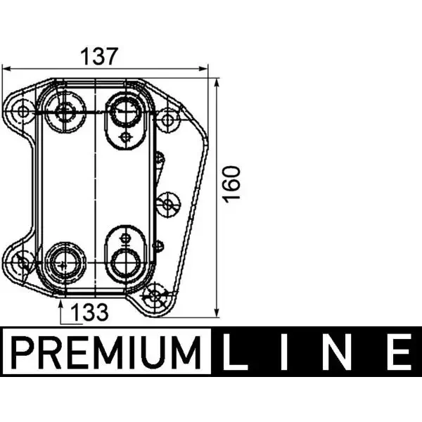Mahle Motor Yağ Soğutucu – CLC104000P / OEM A6131880101