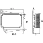 Mahle Motor Yağ Soğutucu – CLC111000S / OEM A2711880101