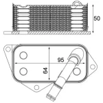 Mahle Motor Yağ Soğutucu – CLC12001S / OEM 11427525333