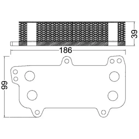 Mahle Motor Yağ Soğutucu – CLC187000S / OEM 070117021D ürün görseli