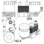 Mahle Motor Yağ Soğutucu – CLC191000S