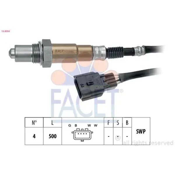 Facet Oksijen Sensörü – 10.8094 / OEM 226A47260R