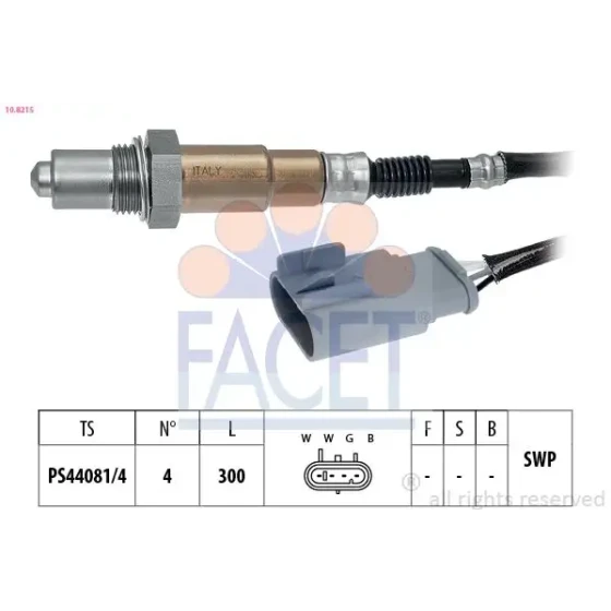 Facet Oksijen Sensörü – 10.8215 / OEM 55222781 ürün görseli