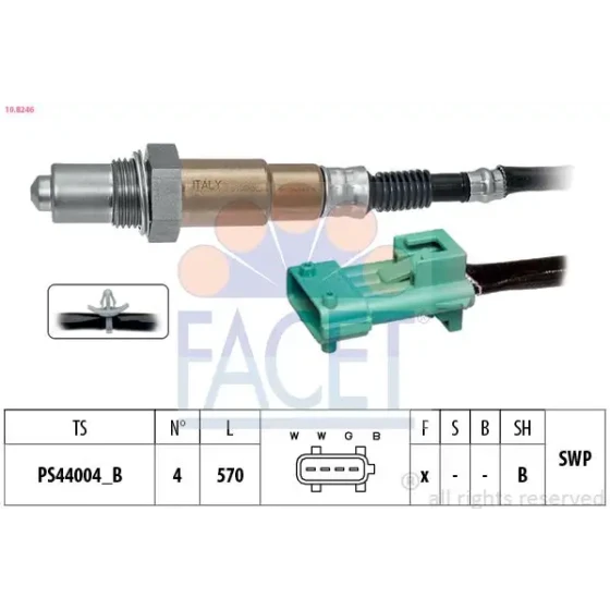 Facet Oksijen Sensörü – 10.8246 / OEM 1618HC ürün görseli