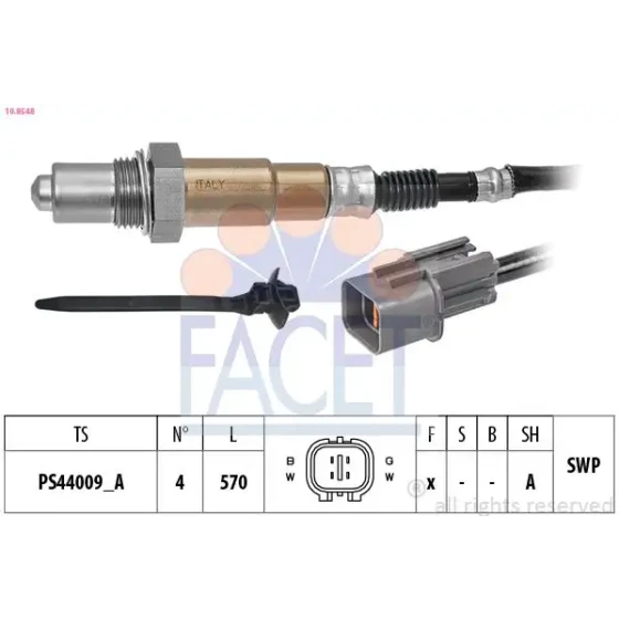 Facet Oksijen Sensörü – 10.8548 / OEM 392102B370 ürün görseli