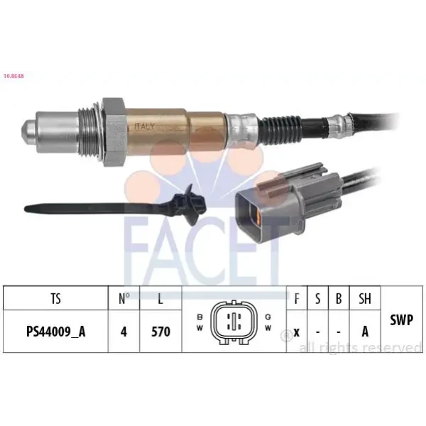 Facet Oksijen Sensörü – 10.8548 / OEM 392102B370
