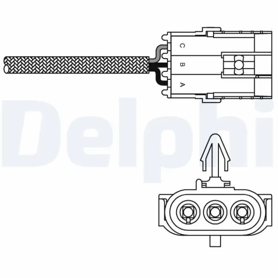 Delphi Oksijen Sensörü – ES10970-12B1 / OEM 7700864987 ürün görseli