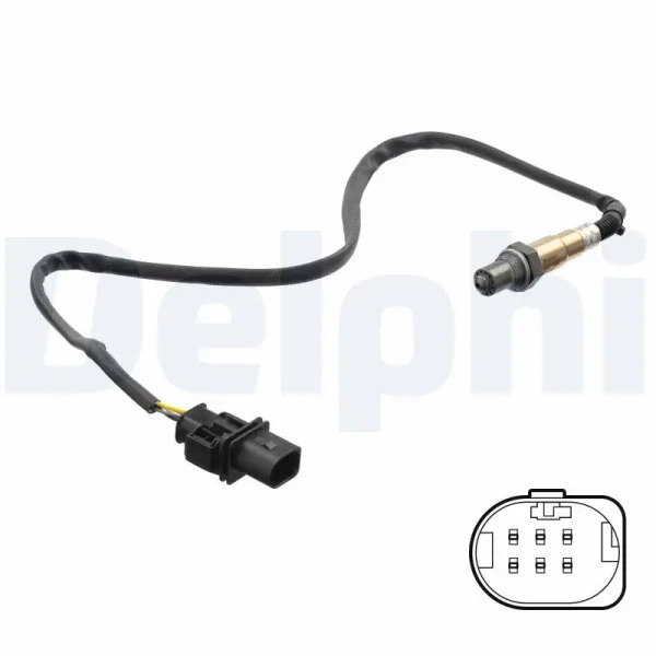 Delphi Oksijen Sensörü – ES21322-12B1 / OEM 04L906262L