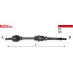 MGA Ön Aks (Sağ) – 70209 / OEM 8200749390
