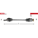 MGA Ön Aks (Sağ) – 70210 / OEM 7701352774
