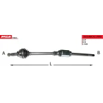 MGA Ön Aks (Sağ) – 70241 / OEM 8200169291