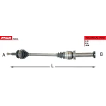 MGA Ön Aks (Sağ) – 70418 / OEM 7H0407272CH