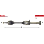 MGA Ön Aks (Sağ) – 70817 / OEM 7E0407272AC