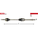 MGA Ön Aks (Sağ) – 70822 / OEM 391006777R