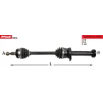 MGA Ön Aks (Sağ) – 70839 / OEM 7E0407272S