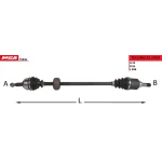 MGA Ön Aks (Sağ) – 70846 / OEM 391006276R