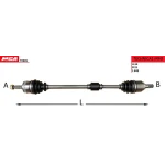 MGA Ön Aks (Sağ) – 70885 / OEM 495000X110