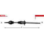 MGA Ön Aks (Sağ) – 70953 / OEM 391003113R