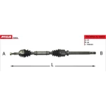 MGA Ön Aks (Sağ) – 70956 / OEM 8200376095